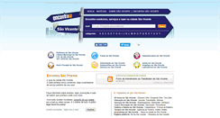 Desktop Screenshot of encontrasaovicente.com.br